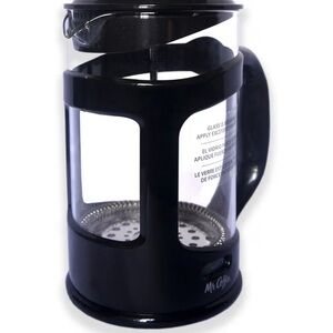 Mr. Coffee Black French Press Coffee Maker - Glass Carafe